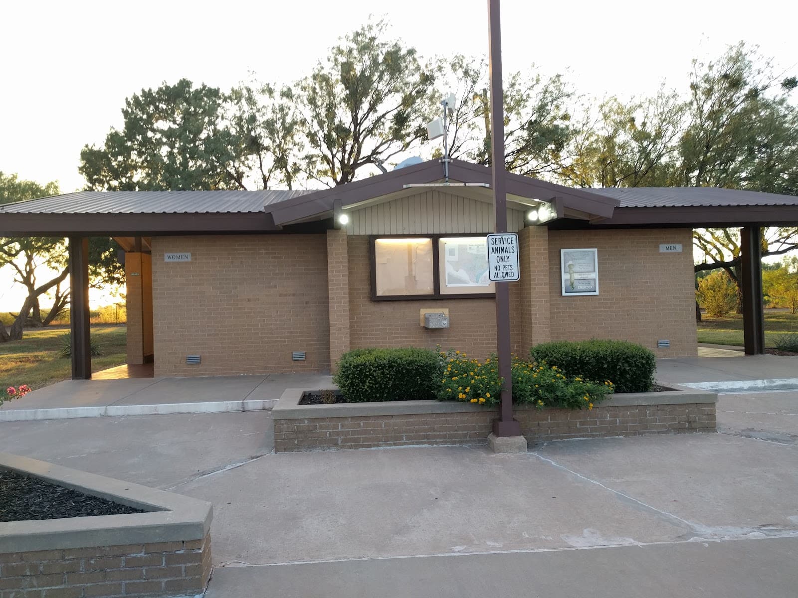 US 277 Haskell County Rest Area Southbound on US-277